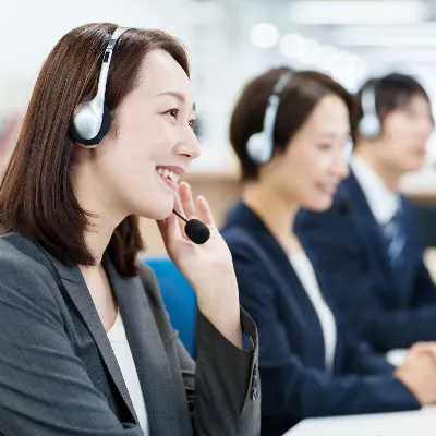 サポート（ヘルプデスク）の様子